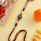 trueBrowns X Voylla Beaded Gem Studded Thread Rakhi - Distacart