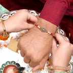 trueBrowns X Voylla Beaded Gem Studded Thread Rakhi - Distacart