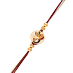 trueBrowns X Voylla Enameled Peacock Motif Thread Rakhi - Distacart
