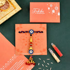 trueBrowns X Voylla Evil Eye Bhaiya-Bhabhi Thread Rakhi - Distacart