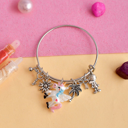 trueBrowns X Voylla Unicorn Charm Colorful Kids Rakhi