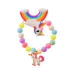 trueBrowns X Voylla Colorful Rainbow And Unicorn Beaded Kids Rakhi - Distacart