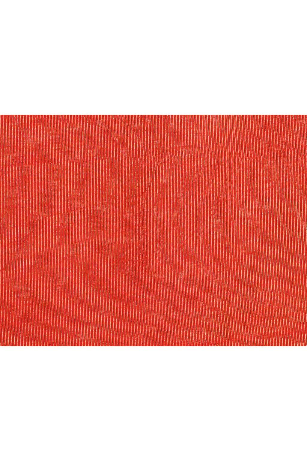 Piyari Fashion Women's Red Embellished Cotton Blend Zari Check Handloom Saree - Distacart