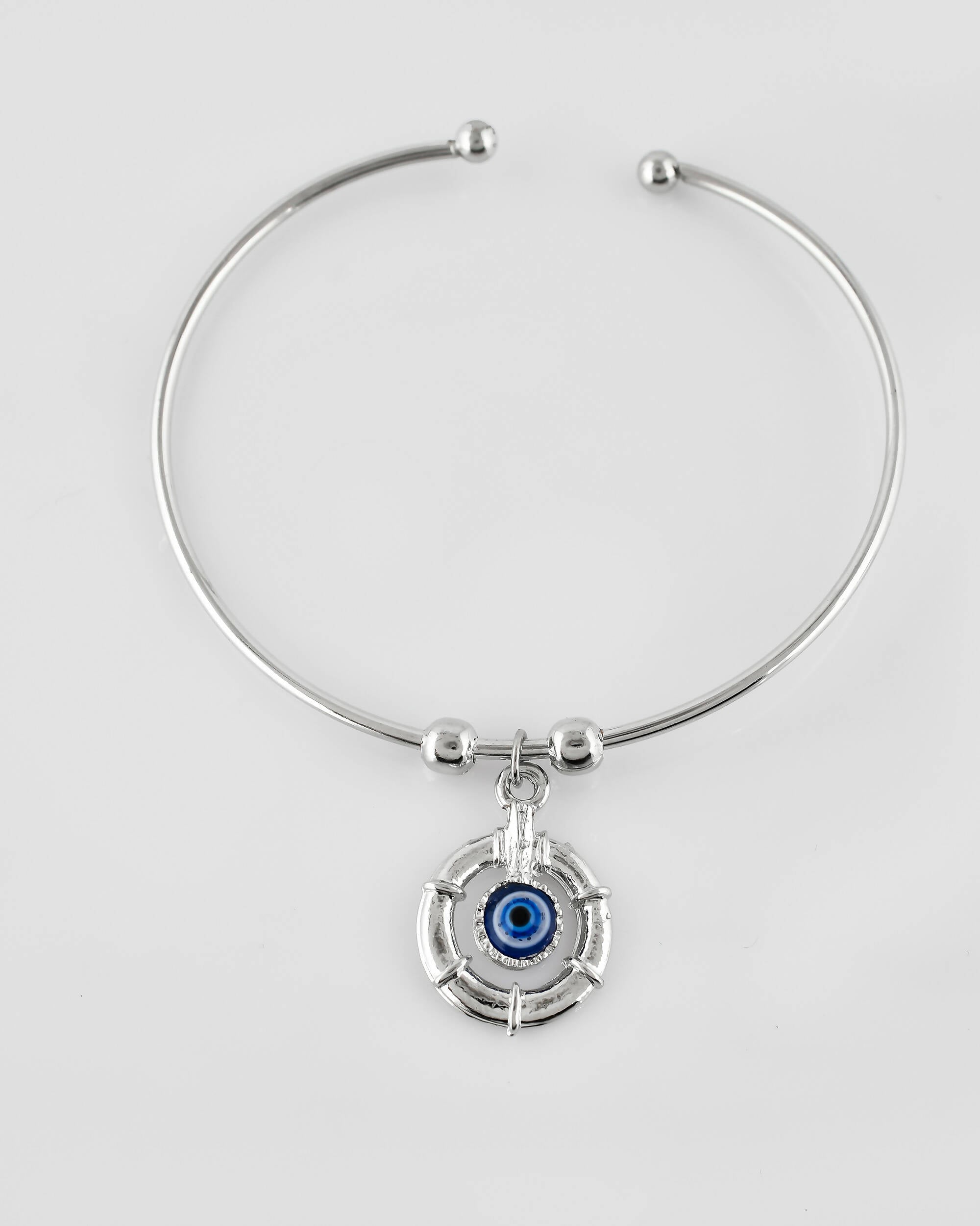 VOJ Stainless Steel Beads Silver Bracelet - Distacart