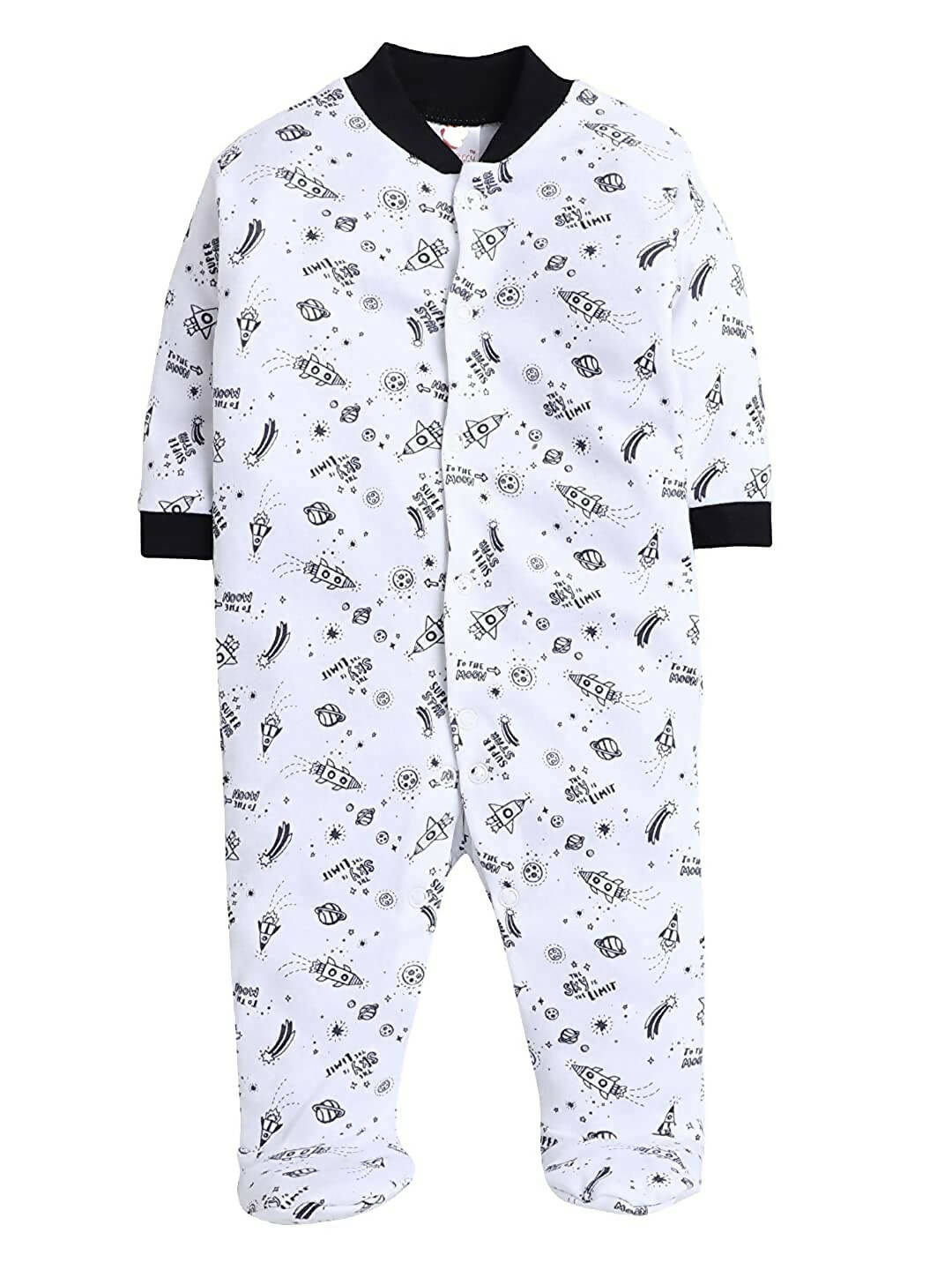 Daddy - G Rompers/Sleepsuits/Jumpsuit /Night Suits for New Born Babies - Navy Blue