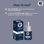 Dermistry Pure 30% AHA 5% PHA 2% BHA Peeling Exfoliating Solution Instant Bright Glow Fairness Serum
