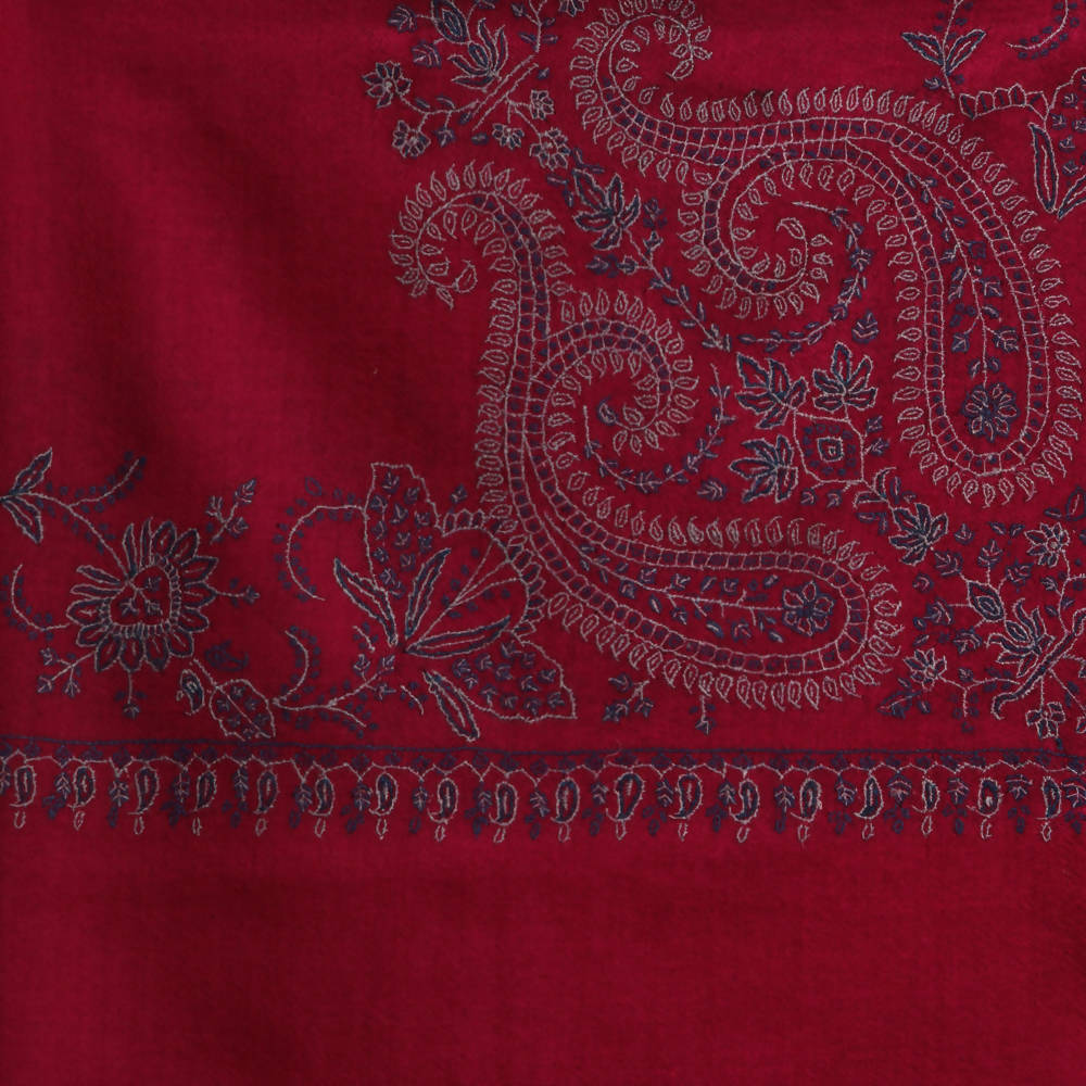 Nizalia Handmade Sozni Work Pashmina