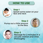 Organic Harvest 3-in-1 Face Wash for Dry and Normal Skin