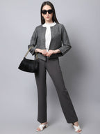 Even Apparels Black Pure Wool Open Front Statement Women's Jacket - Distacart