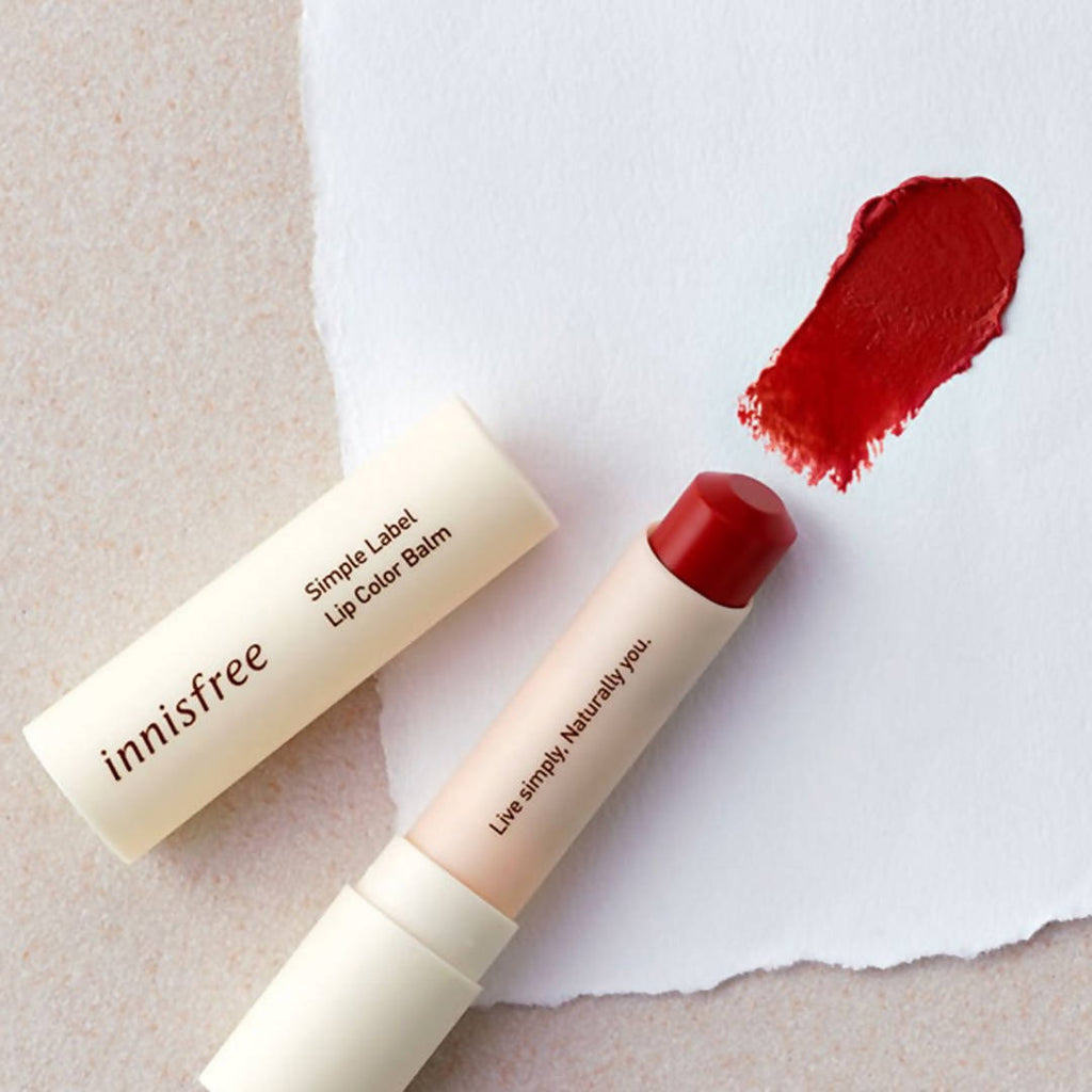 Innisfree Simple Label Lip Color Balm Rose
