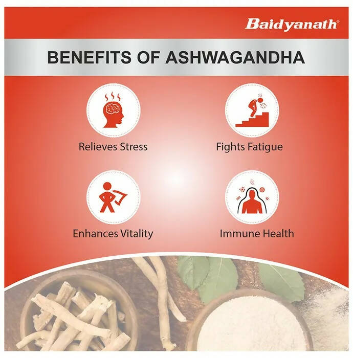 Baidyanath Kolkata Ashwagandha Tablets - Distacart