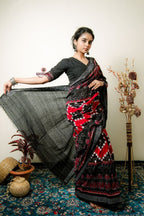 khanduapata Multicolor Elephant Design Cotton Saree For Women - Distacart