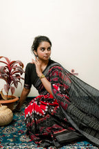 khanduapata Multicolor Elephant Design Cotton Saree For Women - Distacart
