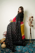 khanduapata Multicolor Tribal Doll Design Cotton Saree For Women - Distacart