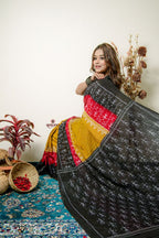 khanduapata Multicolor Tribal Doll Design Cotton Saree For Women - Distacart