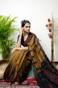 khanduapata Mustard Colour Plain Cotton Saree For Women - Distacart