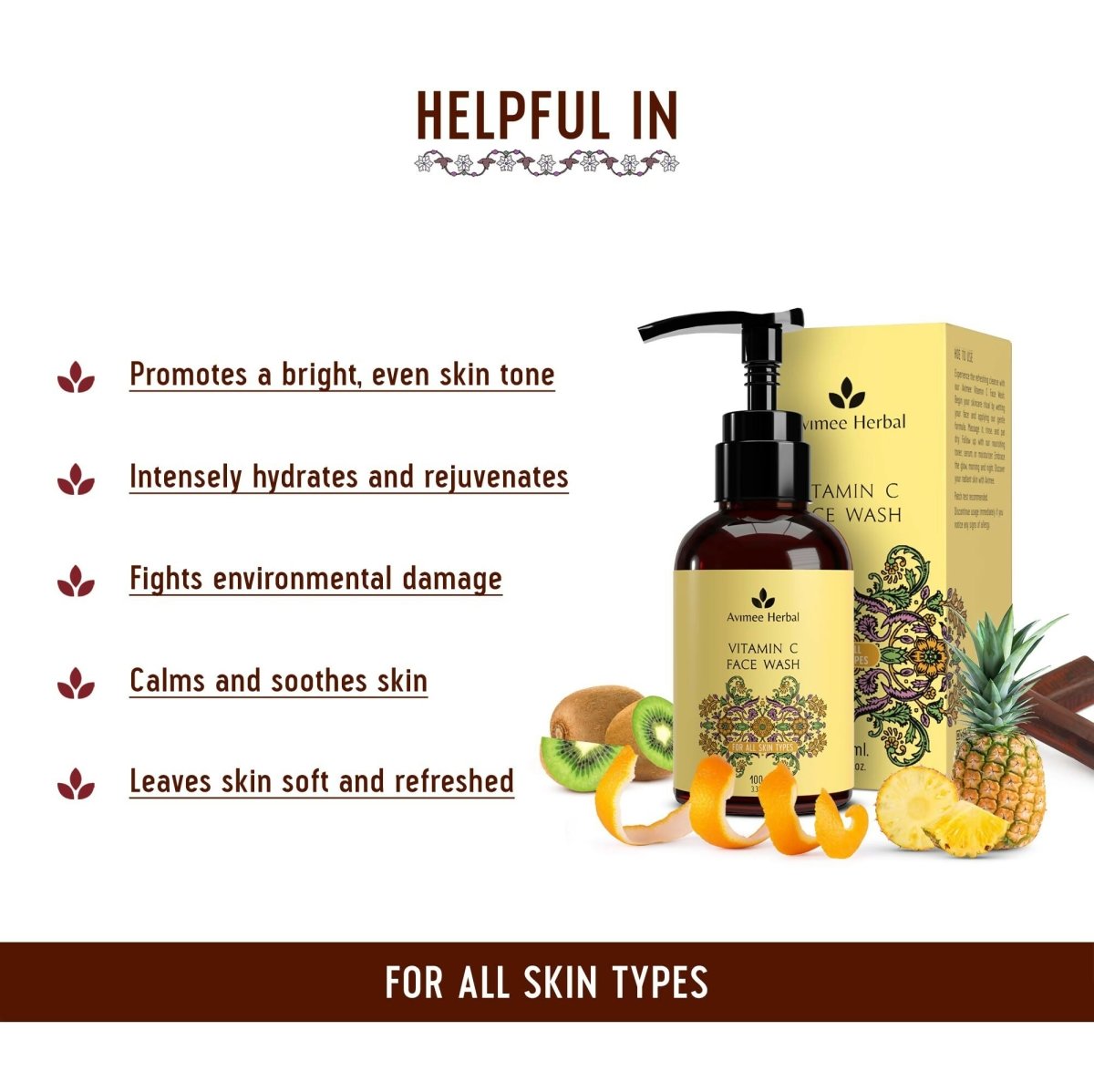 Avimee Herbal Vitamin C Face Wash