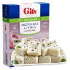 Gits Brown Rice Dhokla With Flax Seeds In Wholesome Mix