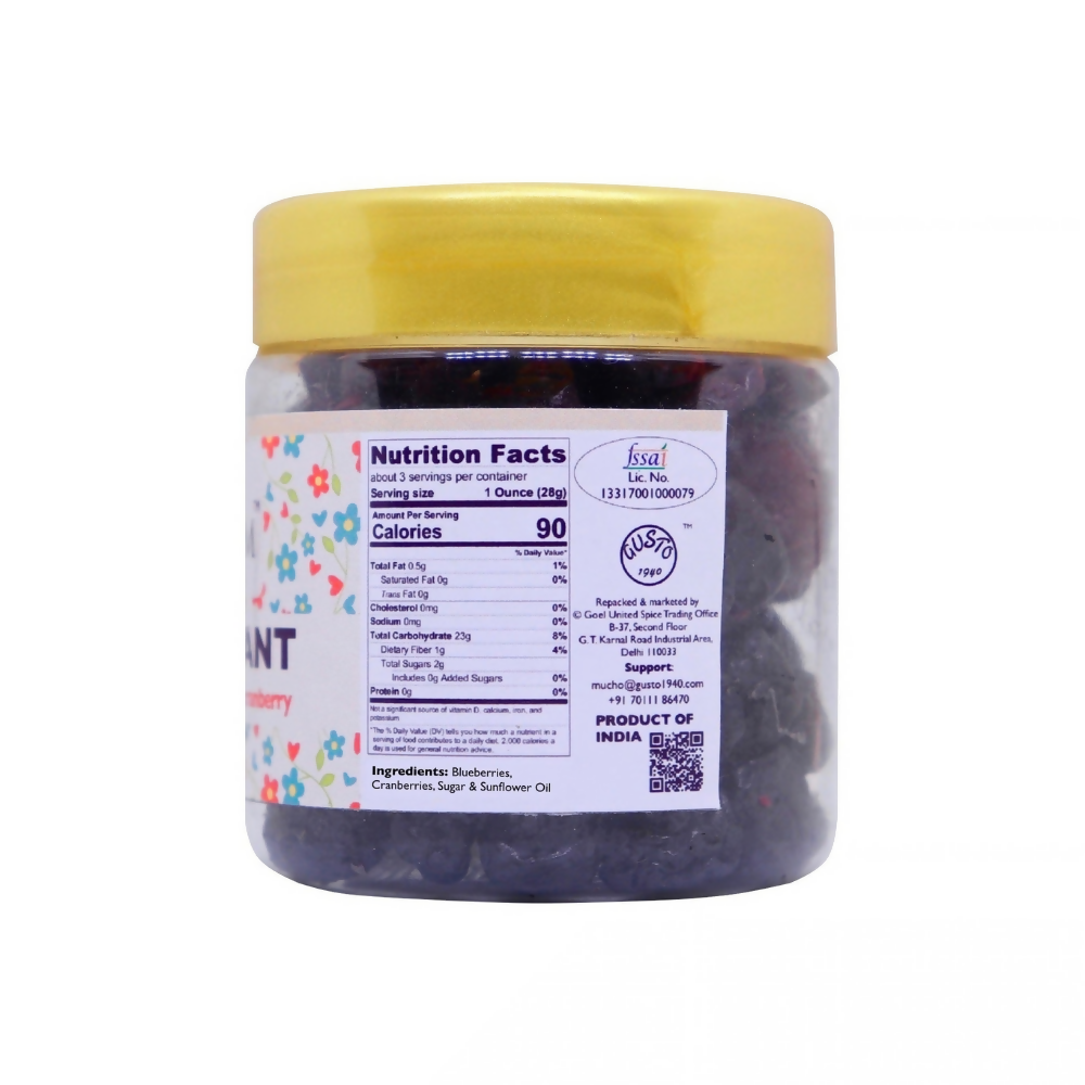 Tassyam Organics Anti Oxidant Berry Shot Blueberry & Cranberry - Distacart