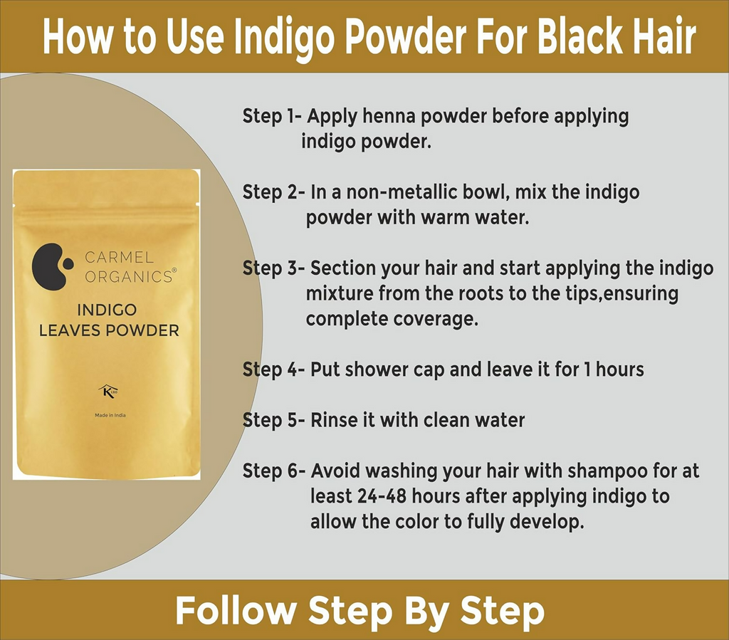 Carmel Organics Indigo Leaves Powder