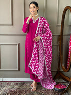 The52 Lemon Women Embroidered Viscose Straight Kurta Pant Dupatta Set - Distacart