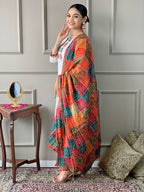 The52 White Embroidered Viscose Fabric Straight Kurta, Pant and Dupatta Set - Distacart