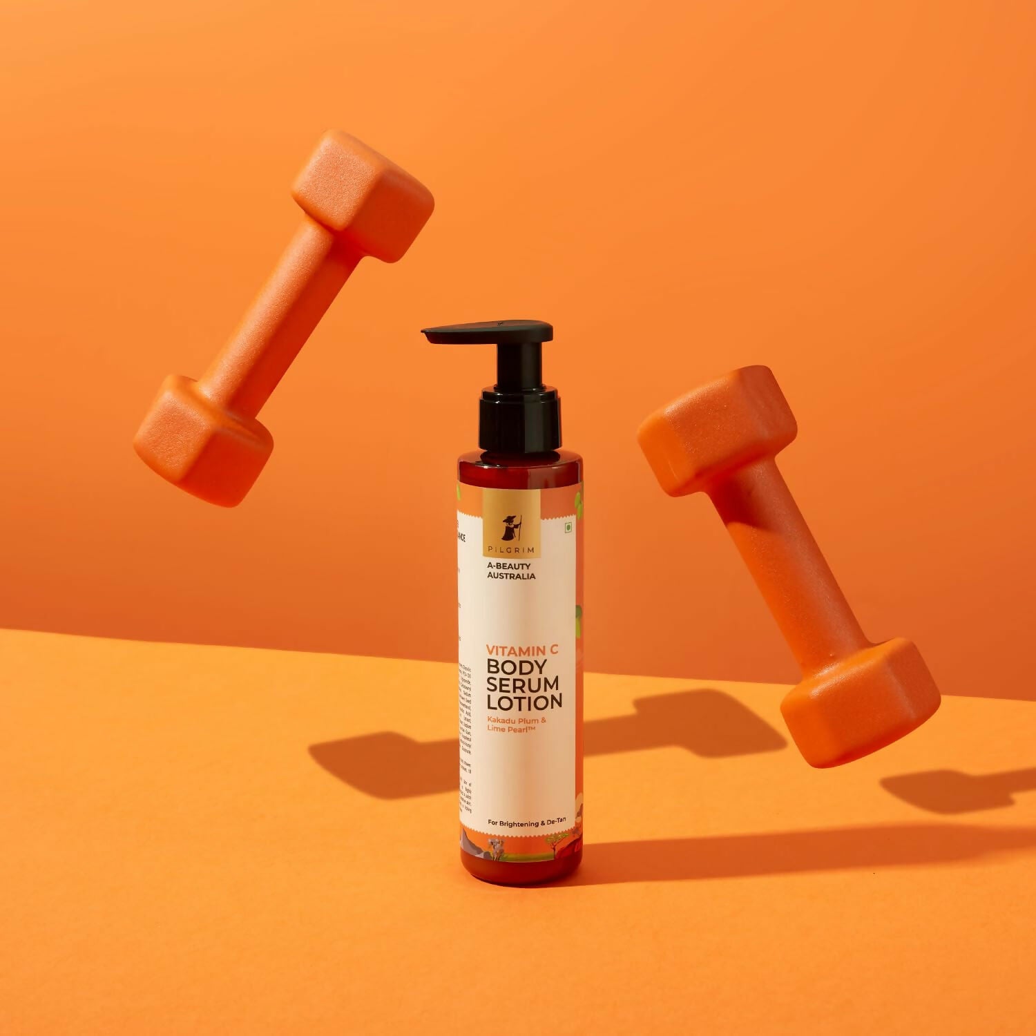 Pilgrim Australian Vitamin C Body Serum Lotion with Kakadu Plum & Lime Pearl, Fades Dark Spots & Evens Skin Tone For Brightening & Detan - Distacart