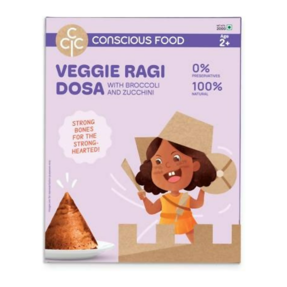 Conscious Food Veggie Ragi Dosa