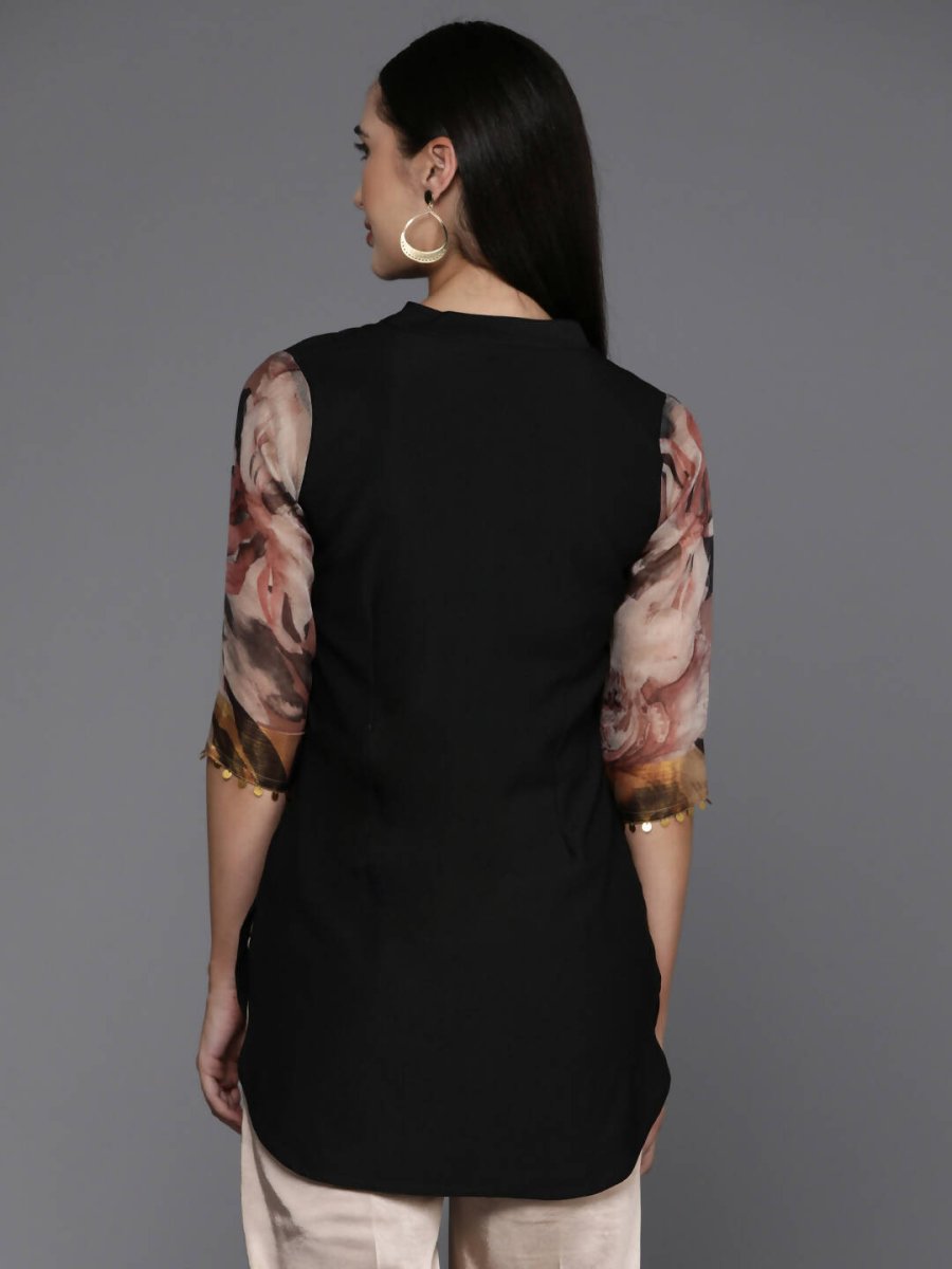 Ahalyaa Women's Traditional wear Tunic - Black