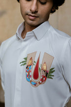 4Way White Chitra Srinivasa Shirt By Hilo Design