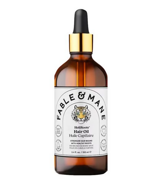Fable & Mane HoliRoots Oil To Strengthen Roots and Thicken Hair