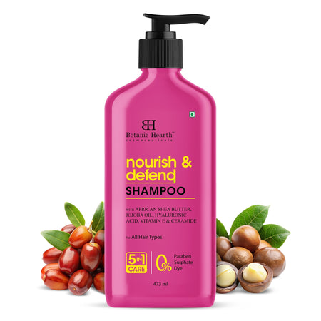 Botanic Hearth Nourish & Defend Shampoo with Vitamin E & Ceramide