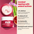 PLIX The Plant Fix 1.20% Retinol & 1% Bakuchi Oil Pomegranate Anti Ageing Night Cream