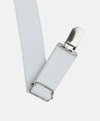 Manet Boys Solid Suspenders - White