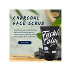 Fashion Colour Charcoal Face Scrub