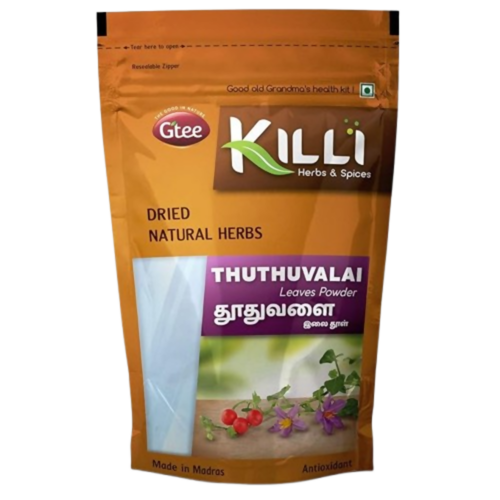 Killi Thuthuvalai | Climbing Brinjal | Solanum trilobatum | Kantakari Leaves Powder - Distacart