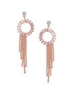 NVR Women Gold Toned Contemporary Drop Earrings - Distacart