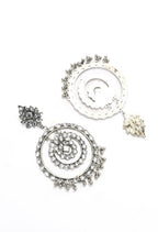 Mominos Fashion Johar Kamal Women's White Kundan Circles Earrings - Distacart