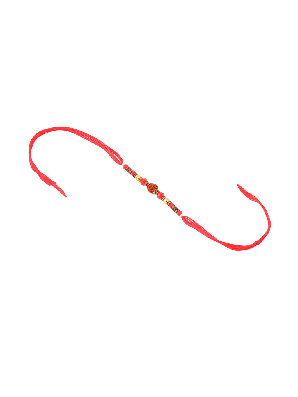 NVR Set of 2 Multicolor Rudraksh & Beads Bhaiya Bhabhi Rakhi Combo - Distacart