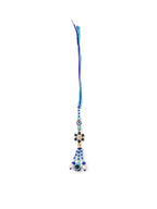 NVR Set of 2 Blue Artificial Beads Evil Eye Bhaiya Bhabhi Rakhi Combo - Distacart