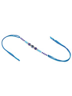 NVR Set of 2 Blue Evil Eye Artificial Stones & Beads Bhaiya Bhabhi Rakhi Combo - Distacart