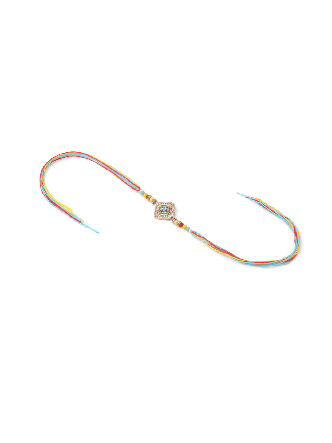 NVR Men Set of 2 Multicolor Artificial Stones Thread Rakhi, Combo for Rakshabandhan - Distacart