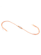 NVR Men Set of 3 Floral Design Multicolor Artificial Stones & Pearls Thread Rakhi Combo - Distacart