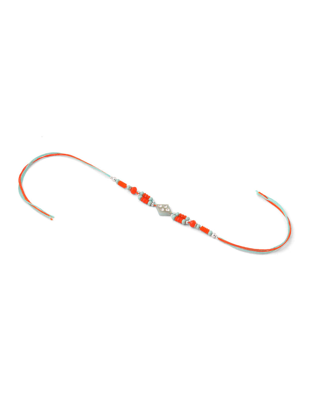 NVR Men Set of 3 Multicolor Artificial Stones and Beads Rakhi Combo - Distacart