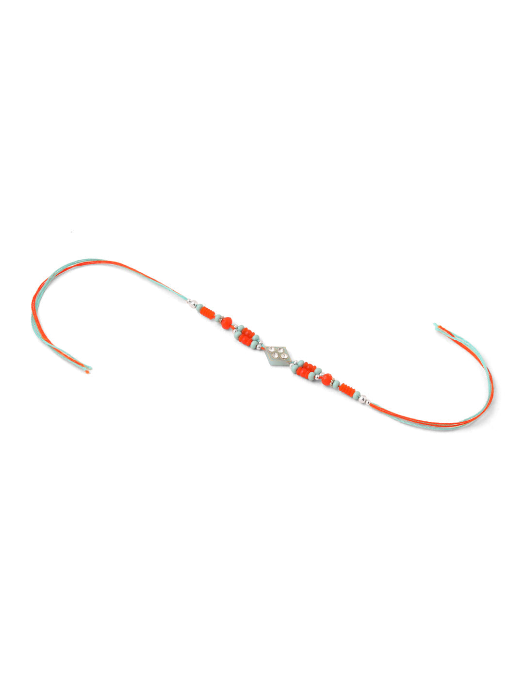 NVR Men Set of 3 Multicolor Artificial Stones and Beads Rakhi Combo - Distacart