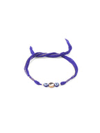 NVR Men Set of 2 Blue Evil Eye Artificial Beads Thread Rakhi with Roli Chawal Chandan & Mishri - Distacart
