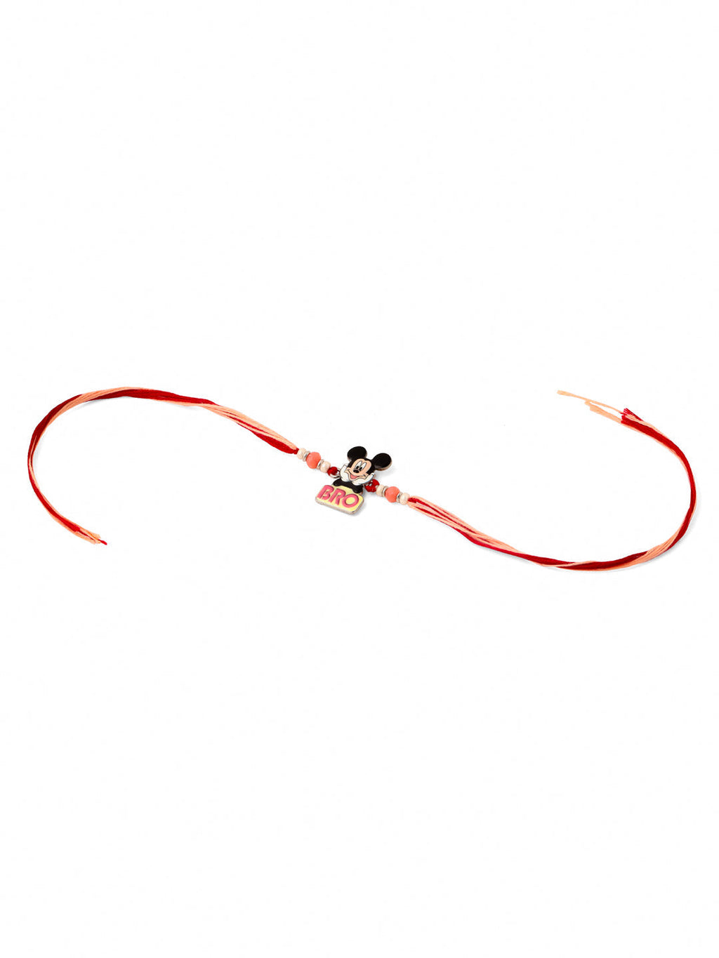 NVR Kids Micky Mouse Character Artificial Beads Thread Rakhi Combo - Distacart