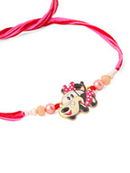 NVR Stylish Red Cartoon Character Kids Rakhi with Roli Chawal Chandan & Mishri - Distacart