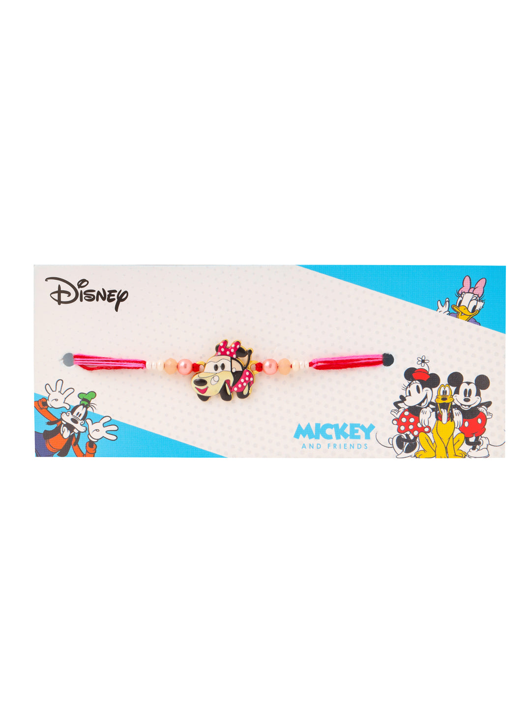NVR Stylish Red Cartoon Character Kids Rakhi with Roli Chawal Chandan & Mishri - Distacart