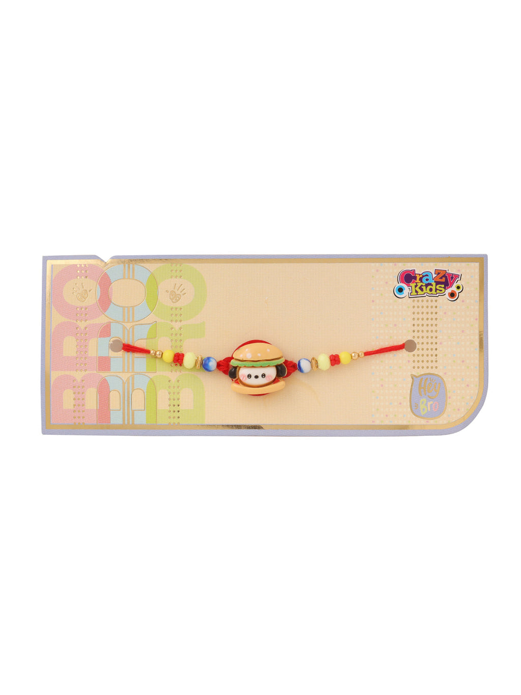 NVR Kids Cartoon Character Multicolor Artificial Beads Rakhi Combo - Distacart